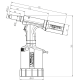 Nitownica pneumatyczno-hydrauliczna do nitów zrywalnych Taurus 4 Gesipa kod: 145 7964 - 3